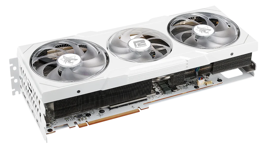PowerColor Hellhound Spectral White AMD Radeon RX 7900 XTX 24GB GDDR6